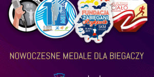 Nowoczesne medale dla biegaczy
